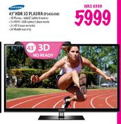 Samsung HDR 3D Plasma TV-43"