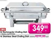 Aro Rectangular Chafing Dish-4ltr