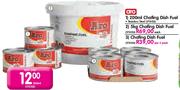 Aro chafing Dish Fuel-Per 4 Pack