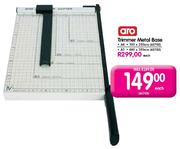Aro Trimmer Metal Base A4-300 x 250mm Each 