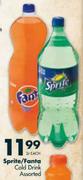 Sprite/Fanta Cold Drink-2Ltr Each
