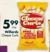 Willards Cheese Curls-150gm