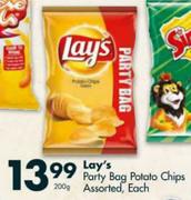 Lay's Party Bag Potato Chips-200gm