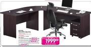Bedford Home Office Desk Suite-1x1600mmx900mm
