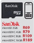 SanDisk microSDHC-16GB