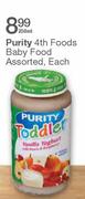 Purity 4th Foods Baby Food-250ml
