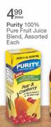 Purity 100% pure Fruit Juice Blend-200ml