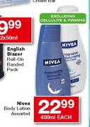 Nivea Body Lotion-400ml Each