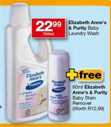 Elizabeth Anne's & Purity Baby Laundry Wash-750ml