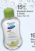 Elizabeth Anne's & Purity Baby Hair Oil-125ml