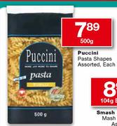 Puccini Pasta Shapes-500g Each 