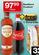 Southern Comfort-750ml + Free Coca-Cola-1L