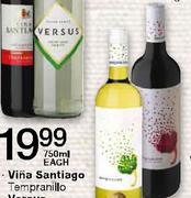 Vina Santiago Tempranillo-750ml Each