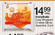 Dairybelle Easy Wrapped Cheese Slices-200g Each