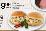 Chicken Mayonnaise Vetkoek Each