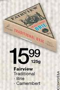 Fairview Traditional, Brie & Camembert-125g