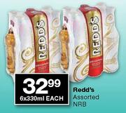 Redd's Assorted NRB-6x330ml Each