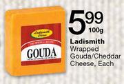 Ladismith Wrapped Gouda/Cheddar Cheese-100g Each