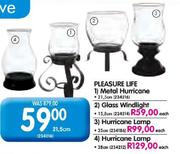 Pleasure Life Glass Windlight-15.8cm
