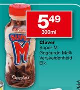 Clover Super M Gregeurde Melk Verskeidenheid-300ml Elk