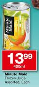 Minute Maid Frozen Juice Assorted-400ml Each