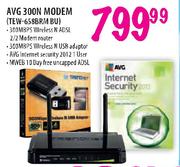 AVG 300N Modem(TEW-658BRMBU)