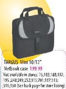 Targus Mini 10/12" Netbook Case