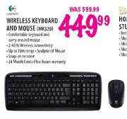 Logitech Wireless Keyboard and Mouse(MK320)