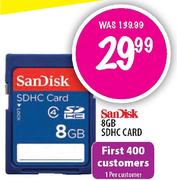 SanDisk SDHC Card-8GB