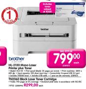 Brother HL-2130 Mono Laser Printer Plus Toner 
