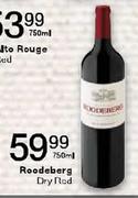 Roodebera Dry Red-750ml
