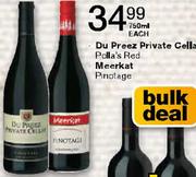 Du Preez Private Cellar Pdla's Red Meerkat Pinotage-750ml Each