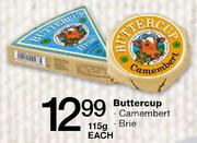 Buttercup Brie-115gm Each