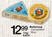 Buttercup Camembert-115gm Each