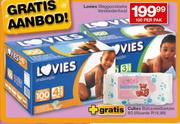 Lovies Weggooidoeke Verskeidenheid-100's Per Pack