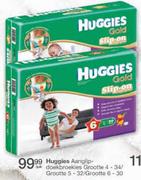 Huggies Aanglip-Doekbroekies Grootte 4-34's/Grootte 5-32's/Grootte 6-30's Per Pack