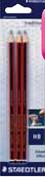 Staedtler HB Traditional Pencils-Per 3 Pack