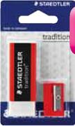 Staedtler Tradition Eraser And Sharpener-Per Pack