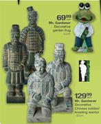 Mr.Gardener Decorative Chinese Soldier Kneeling Warrior-90cm Each