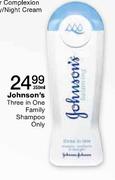 Johnson's Three In One Family Shampoo-350ml