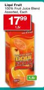 Liqui Fruit 100% Fruit Juice Blend Assorted-1.5l