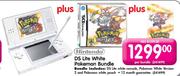 Nintendo DS Lite White Pokemon Bundle