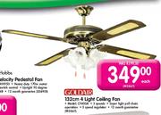 Goldair 4 Light Ceiling Fan (CF400A)-132cm Each