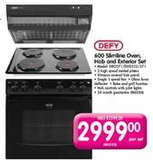 Defy 600 Slimline Oven, Hob & Exterior Set-Per Set