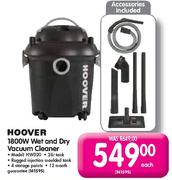 Hoover Wet & Dry Vacuum Cleaner (HWD20)-1800W Each