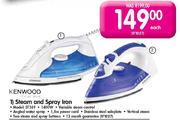 Kenwood Steam & spray Iron (ST389)-1400W Each