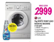 LG White Front Load Washing Machine-7kg (F10A5QDP)