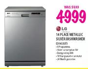 LG 14 Place Metallic Silver Dishwasher (D1452LF)