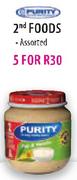Purity 2nd Foods-5's 