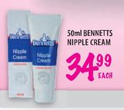 Bennetts Nipple Cream-50ml Each